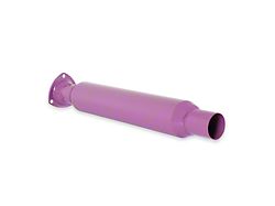 Flowtech Purple Hornies Glasspack Muffler; 3-Inch Inlet/2.25-Inch Outlet (Universal; Some Adaptation May Be Required)