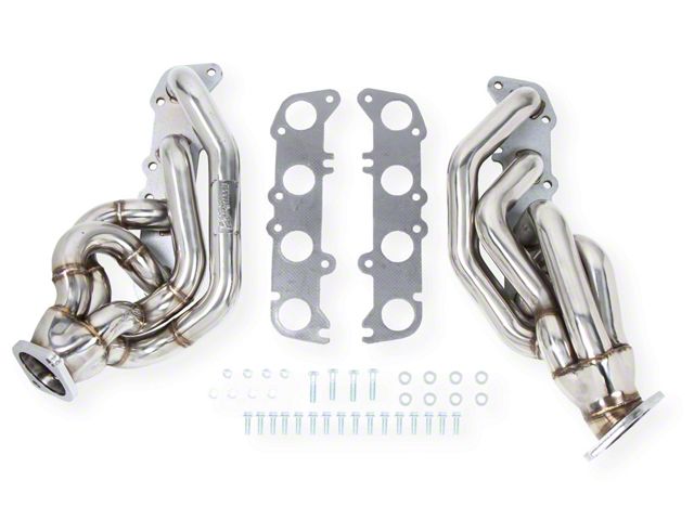 Flowtech 1-7/8-Inch Shorty Headers; Polished (11-14 Mustang GT)