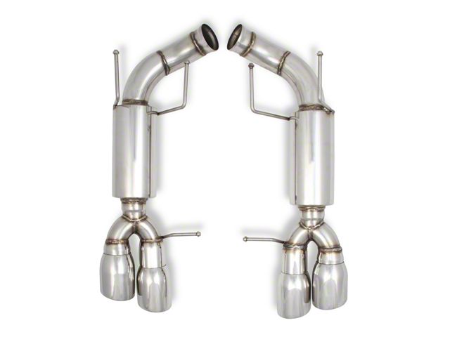 Flowtech Axle-Back Exhaust with Polished Tips (13-14 Mustang GT500)