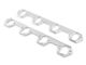Flowtech Dead Soft Layered Header Gaskets; Round Ports (79-95 V8 Mustang)