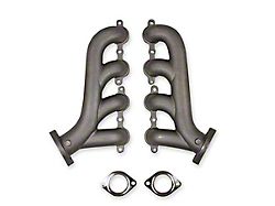 Flowtech LS Swap Exhaust Manifolds; Natural Cast (79-04 Mustang)