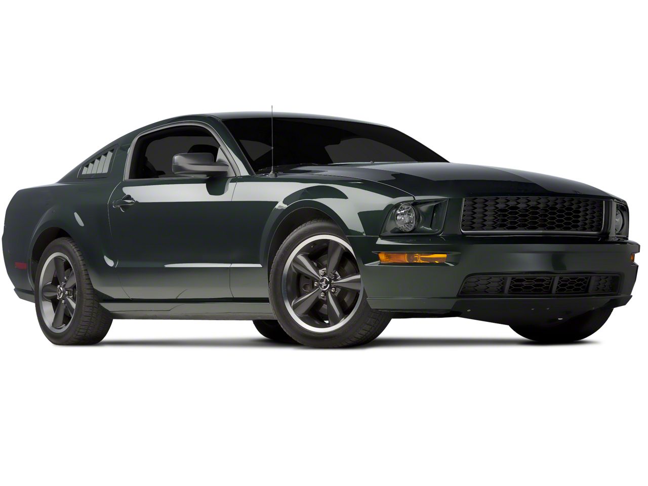 SHR Mustang FlushMount Quarter Window Louvers; Unpainted S197300 (05