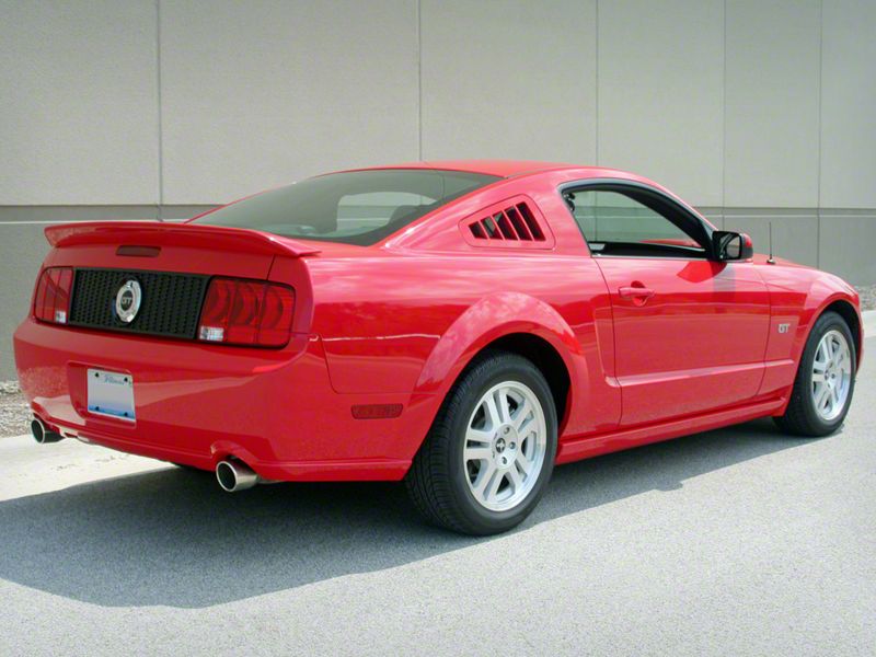 SHR Mustang FlushMount Quarter Window Louvers; Unpainted S197300 (05