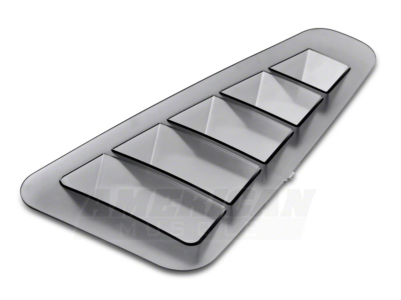 SHR Mustang FlushMount Quarter Window Louvers; Unpainted S197300 (05