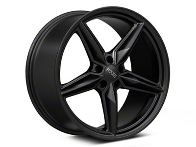 Foose CF8 Matte Black Wheel; Rear Only; 20x11; 20mm Offset (06-10 RWD Charger)