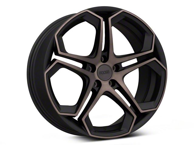 Foose Impala Matte Black Wheel; 20x9 (06-10 Charger)