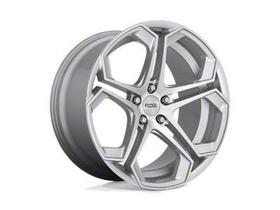 Foose Impala Gloss Silver Machined Wheel; 20x9 (10-15 Camaro)