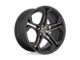 Foose Impala Matte Machined Double Dark Tint Wheel; 20x9 (10-15 Camaro)