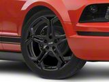 Foose Impala Gloss Black Wheel; 20x9 (05-09 Mustang)