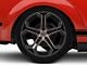 Foose Impala Matte Black Machined Wheel; Rear Only; 20x10.5 (05-09 Mustang)