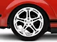 Foose Impala Silver Machined Wheel; Rear Only; 20x10.5 (05-09 Mustang)