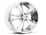 Foose Legend Chrome Wheel; 20x8.5; 7mm Offset (06-10 RWD Charger)