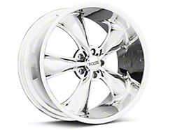 Foose Legend Chrome Wheel; 20x8.5; 7mm Offset (06-10 RWD Charger)