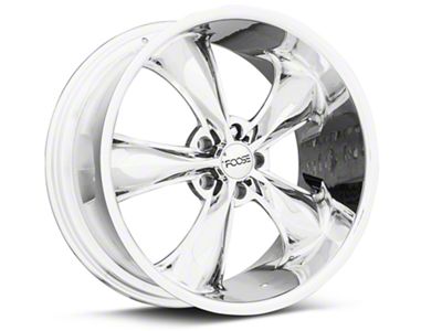 Foose Legend Chrome Wheel; 20x8.5; 7mm Offset (06-10 RWD Charger)