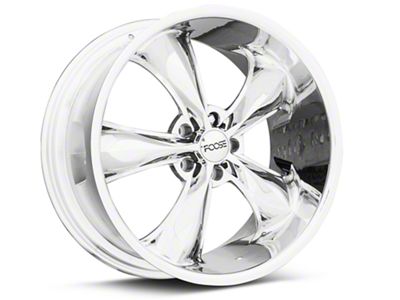 Foose Legend Chrome Wheel; 20x8.5 (06-10 RWD Charger)