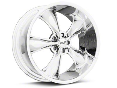 Foose Legend Chrome Wheel; Rear Only; 20x10; 20mm Offset (06-10 RWD Charger)