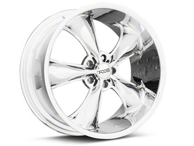 Foose Legend Chrome Wheel; Rear Only; 20x10 (06-10 RWD Charger)