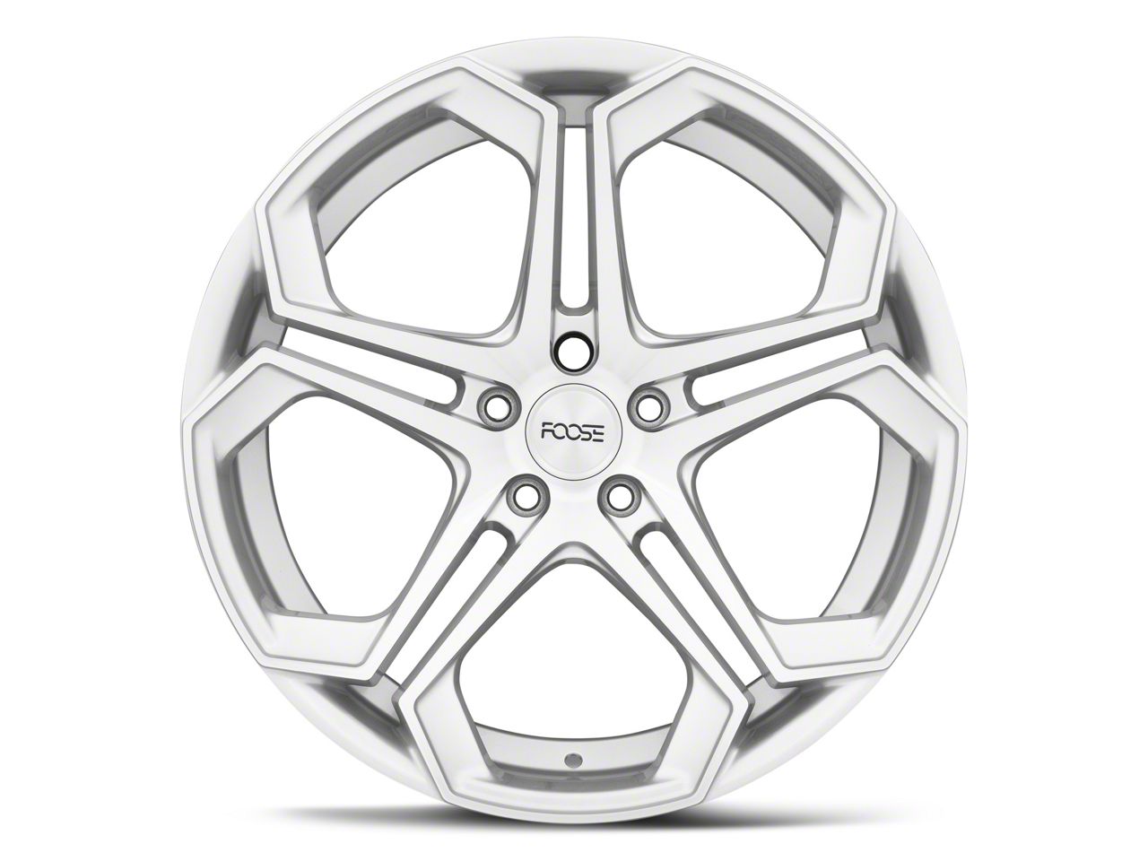 LONZA  フォーミュラーホーン Foose Mustang Impala Silver Machined Wheel; Rear Only; 20x10