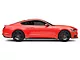 Foose Impala Matte Black Machined Wheel; Rear Only; 20x10.5 (15-23 Mustang GT, EcoBoost, V6)