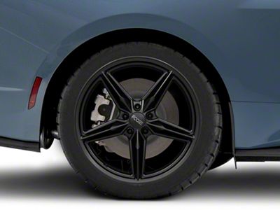 Foose CF8 Matte Black Wheel; Rear Only; 19x11; 50mm Offset (24-25 Mustang)