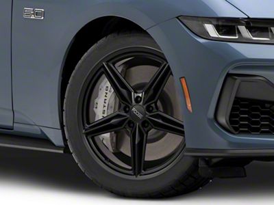 Foose CF8 Matte Black Wheel; 19x9.5; 30mm Offset (24-25 Mustang)