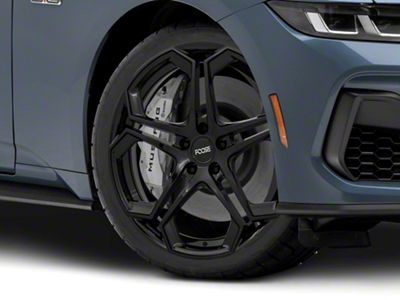 Foose Impala Gloss Black Wheel; 20x9; 35mm Offset (24-25 Mustang)