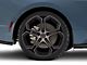 Foose Impala Matte Black Machined Wheel; Rear Only; 20x10.5 (2024 Mustang)