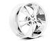 Foose Legend Chrome Wheel; Rear Only; 20x10 (2024 Mustang EcoBoost w/o Performance Pack)