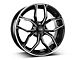 Foose Outcast Gloss Black Machined Wheel; Rear Only; 20x10 (2024 Mustang)