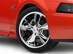 Foose Legend Chrome Wheel; 18x8.5; 34mm Offset (99-04 Mustang)