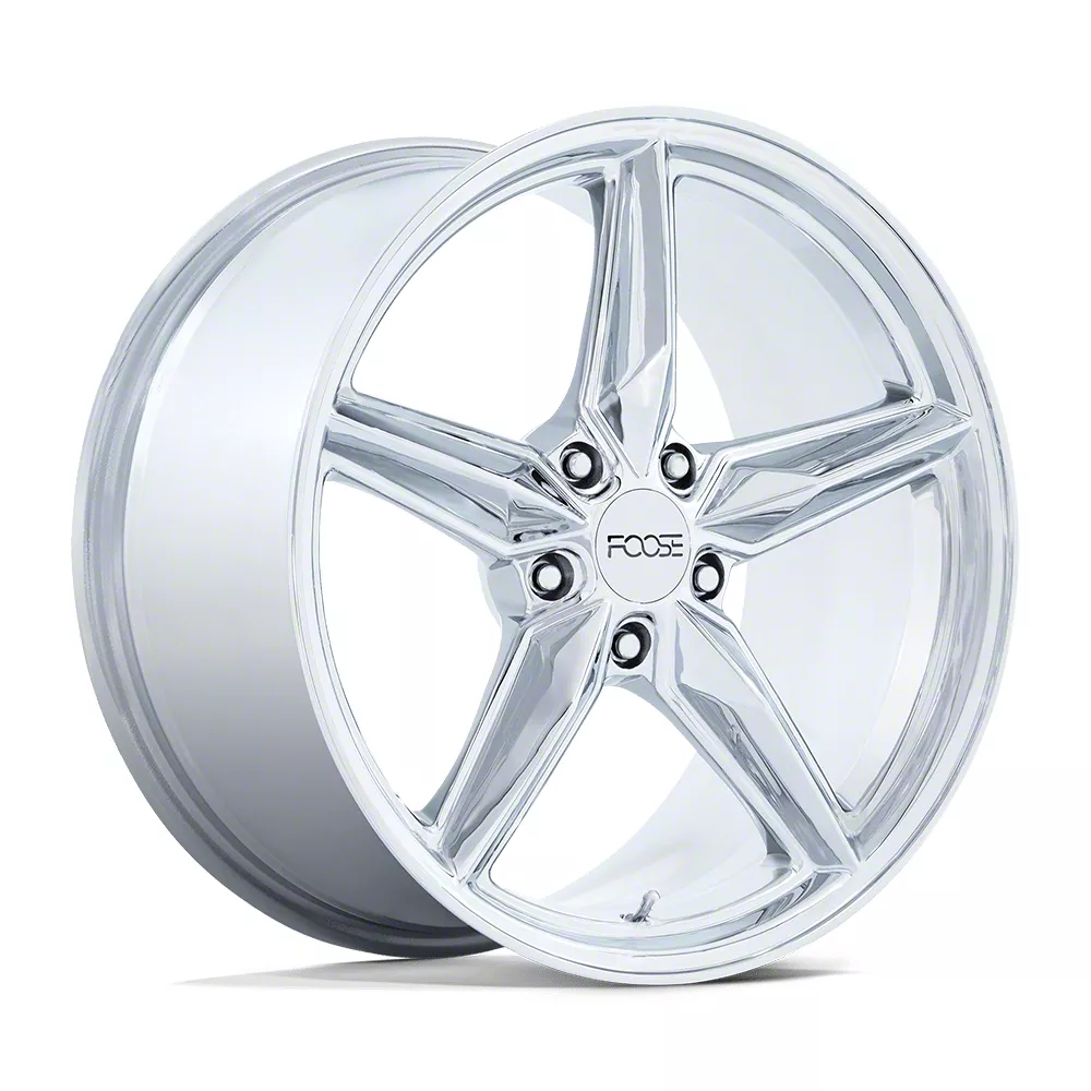 Foose Camaro CF8 Chrome Wheel; 19x9.5; 45mm Offset F173199513+45 (16-24 ...