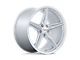 Foose CF8 Gloss Silver Wheel; Rear Only; 20x11 (16-24 Camaro)