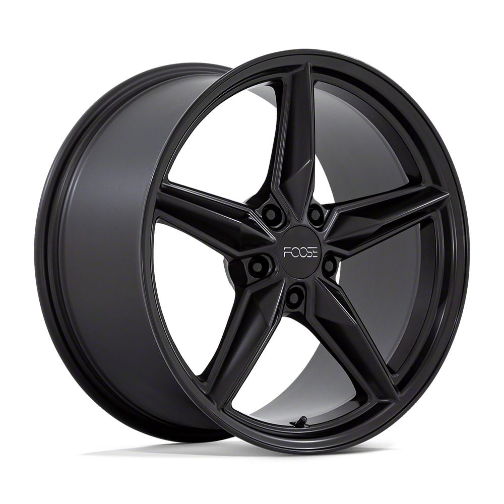 Foose Camaro CF8 Matte Black Wheel; 19x9.5; 45mm Offset
