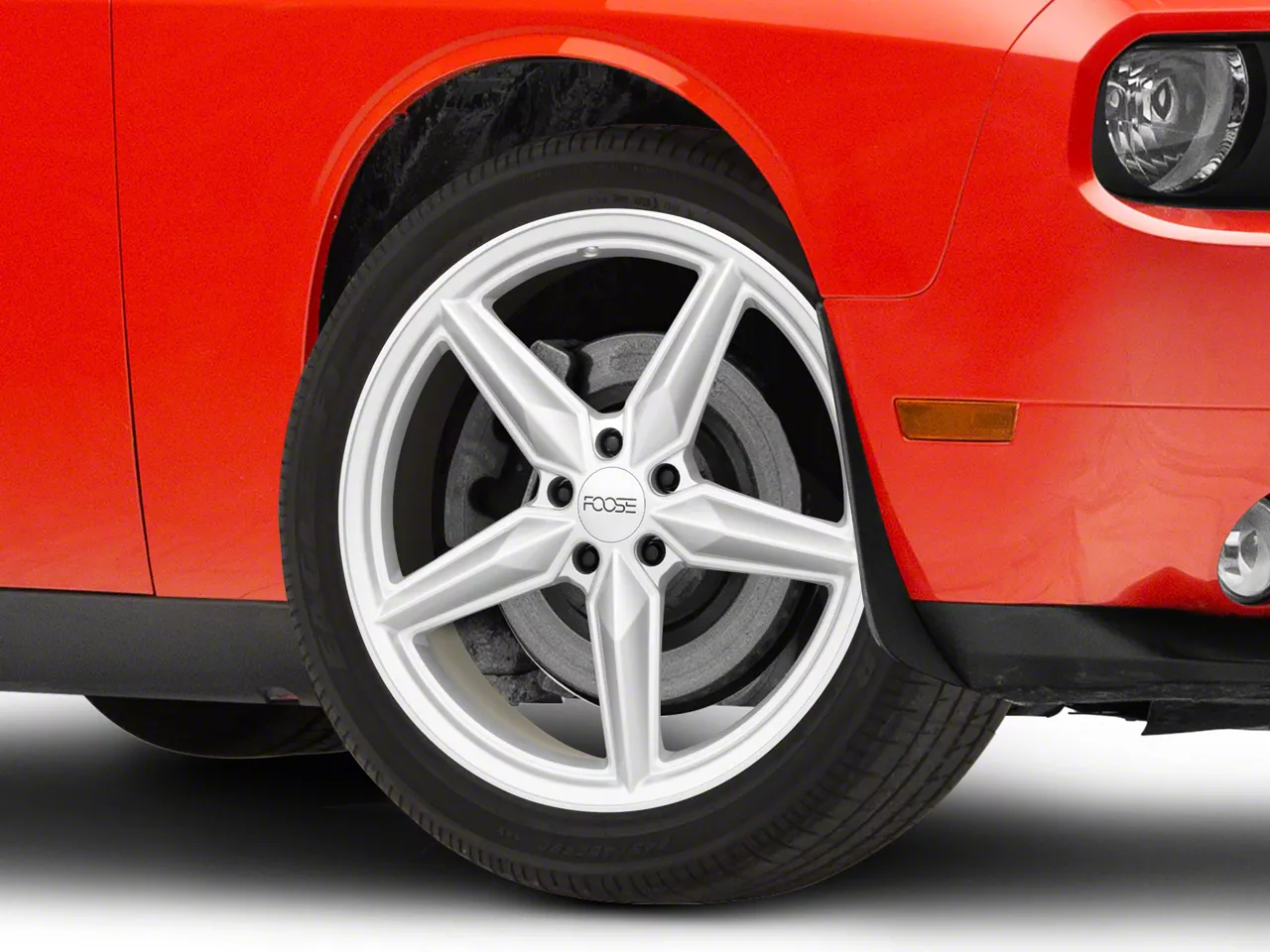 Foose Challenger Legend Black Wheel; 20x8.5; 7mm Offset
