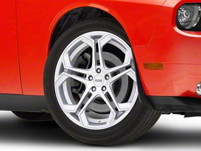 Foose Impala Silver Machined Wheel; 20x9 (08-23 RWD Challenger)