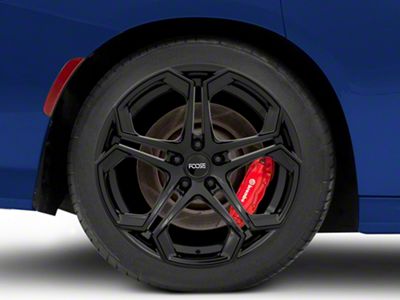 Foose Impala Gloss Black Wheel; Rear Only; 20x10.5; 20mm Offset (11-23 RWD Charger)