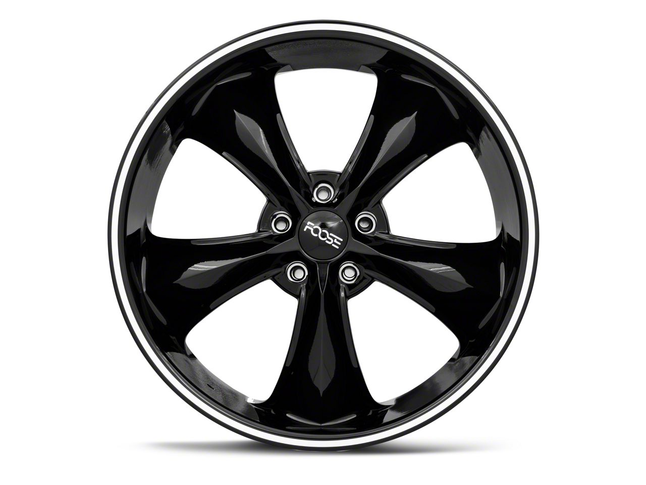 Foose Charger Legend Black Wheel; 20x8.5; 7mm Offset F104208590+07