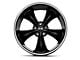 Foose Legend Black Wheel; Rear Only; 20x10 (11-23 RWD Charger)