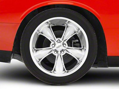 Foose Legend Chrome Wheel; Rear Only; 20x10; 20mm Offset (08-23 RWD Challenger)