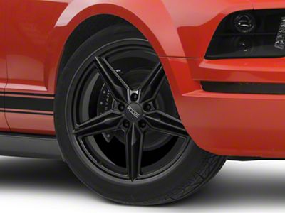 Foose CF8 Matte Black Wheel; 20x10 (15-23 Mustang, Excluding GT500)