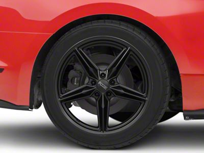 Foose CF8 Matte Black Wheel; Rear Only; 19x11; 50mm Offset (15-23 Mustang, Excluding GT500)