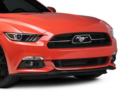 Ford 50 Year Package Upper Grille; Black (15-17 Mustang GT, EcoBoost, V6)