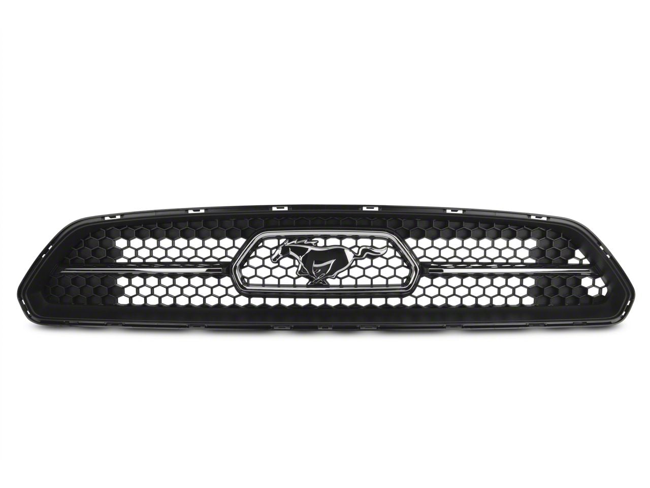 Ford Mustang 50 Year Package Upper Grille; Black FR3Z8200DA (15-17