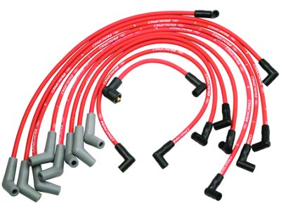 Ford Performance High Performance 9mm Spark Plug Wires; Red (79-95 5.0L Mustang)