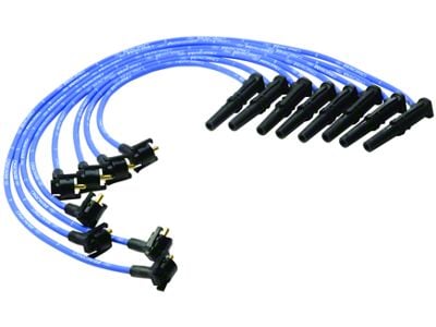 Ford Performance High Performance 9mm Spark Plug Wires; Blue (96-98 Mustang GT)