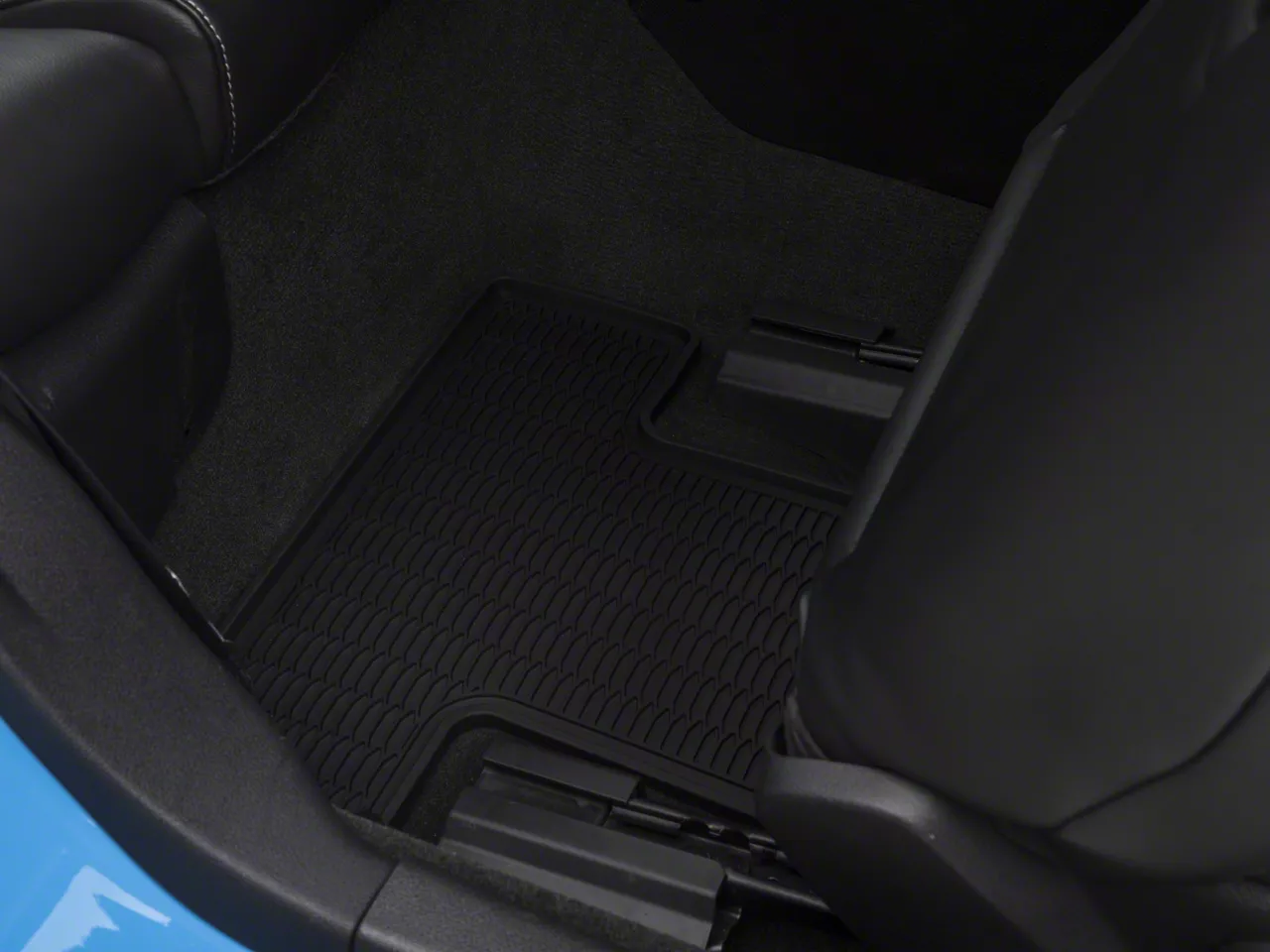 Ford Mustang All-Weather Floor Liners w/ Pony Logo (15-24)