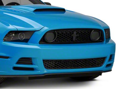 Ford BOSS 302 Grille without Emblem; Unpainted (13-14 Mustang GT; 2013 Mustang BOSS 302)