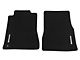 Ford Front Floor Mats with Mustang Logo; Black (05-09 Mustang)