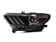 Ford Factory Replacement HID Headlight; Black Housing; Clear Lens; Driver Side (15-17 Mustang; 18-22 Mustang GT350, GT500)