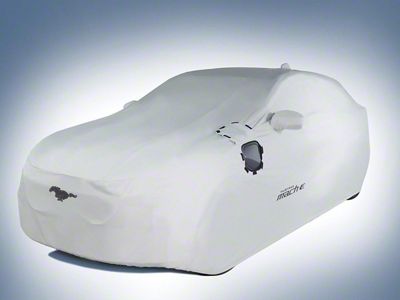 Ford Car Cover; Gray (21-24 Mustang Mach-E)